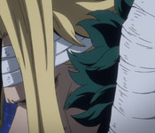 all might hugging midoriya
